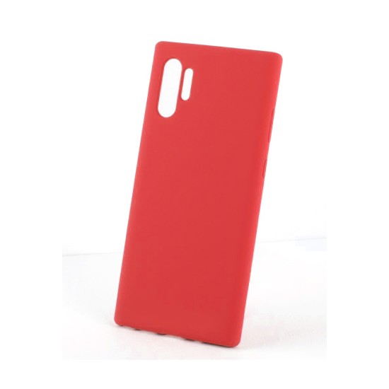 Capa de Silicone para Samsung Galaxy Note 10 Plus Vermelho